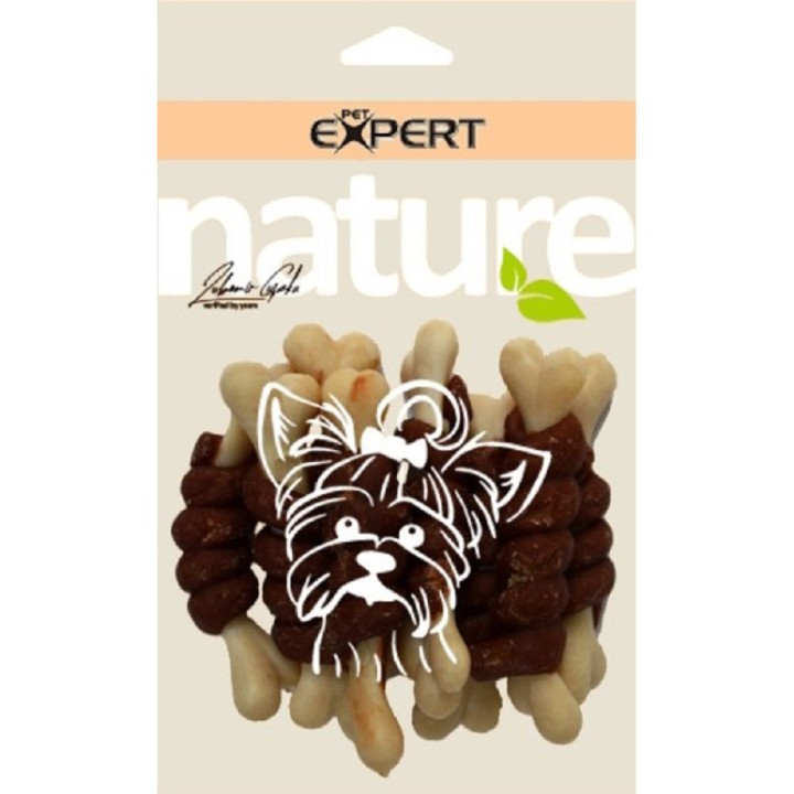 Pet Expert 60g kost kalciová s jehněčím masem 7cm dog
